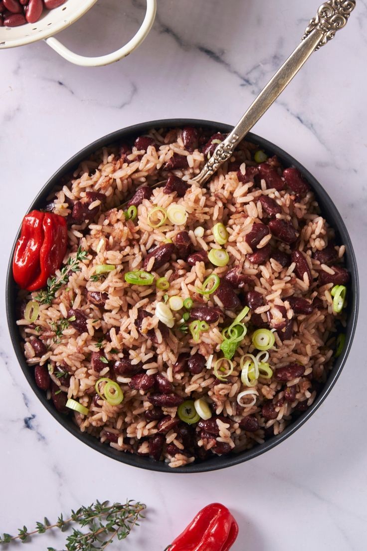 rice and peas